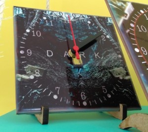 Relógio Cerâmica  Personalizada 15x15 cm